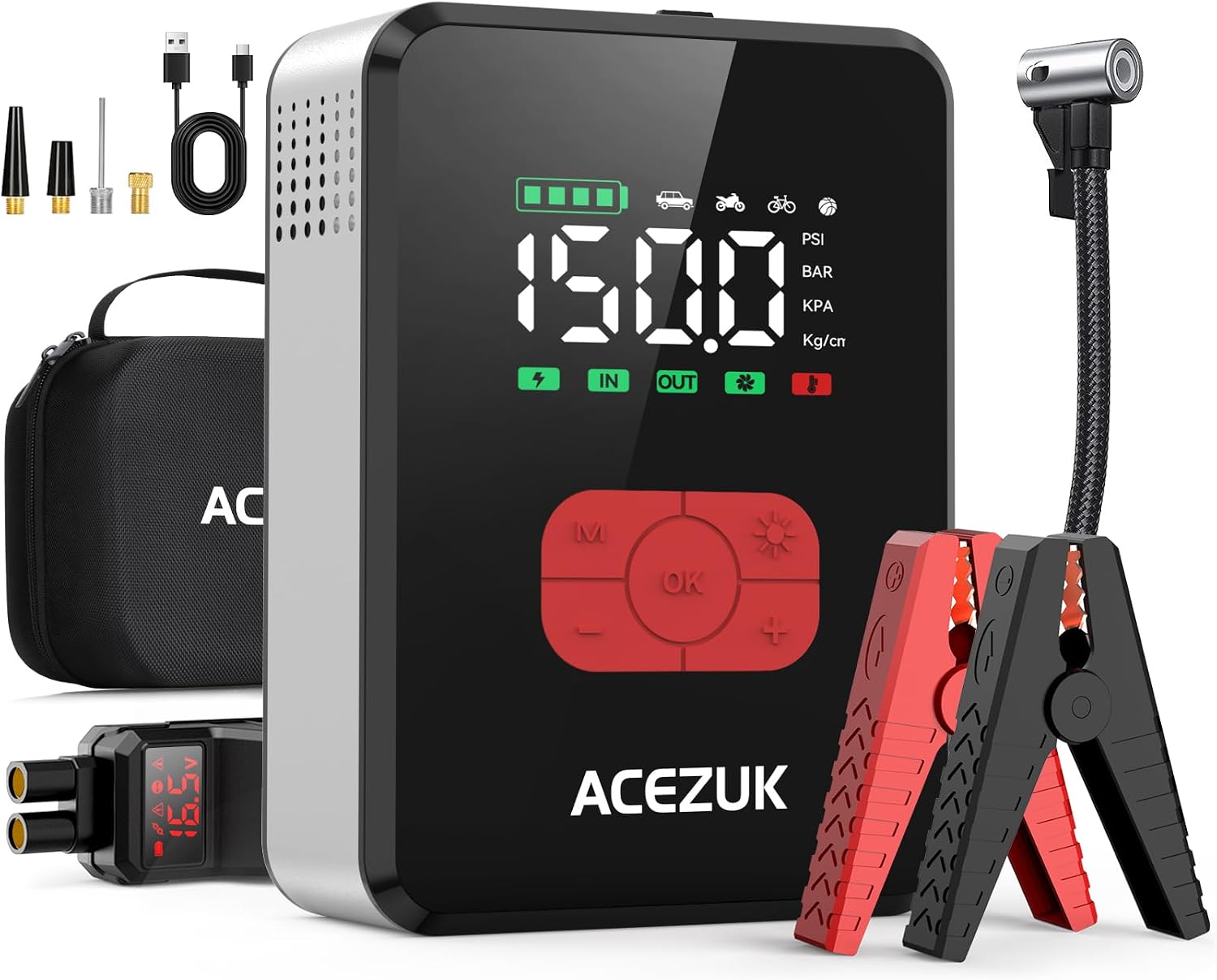 ACEZUK Portable Jump Starter 2000A
